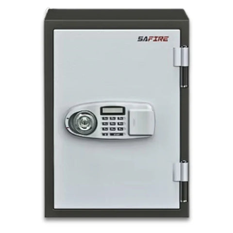 SAFIRE FR 30 Vertical Fire Resistant Safe – Digital Keypad and Key Lock, 30 Litre Capacity | Buy Fire Safe in UAE | INFINI HOMES