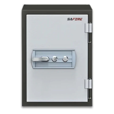SAFIRE Fire Resistant Safe FR 30 Vertical | 2 Key Locks | 60-Min Fire Protection