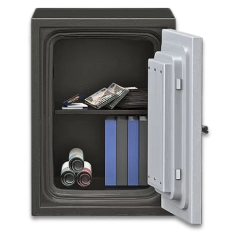 SAFIRE Fire Resistant Safe FR 30 Vertical | 2 Key Locks | 60-Min Fire Protection
