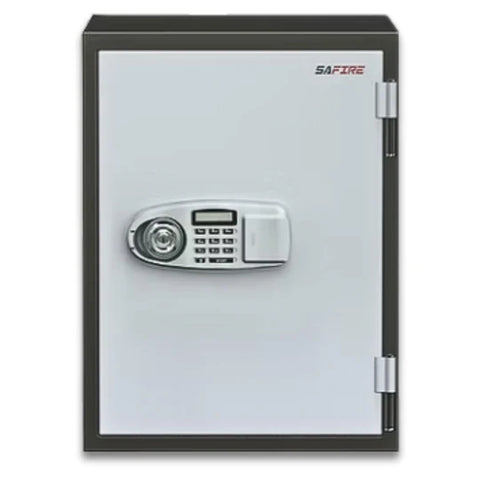 SAFIRE FR 40 Vertical Fire Resistant Safe – Digital & Key Lock, 60-Min Fire Protection | Buy Fire Safe in UAE | INFINI HOMES