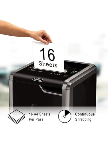 Fellowes 225mi Commercial Micro-Cut Shredder UAE | P-5 Security Paper Shredder with Warranty - Dubai, Abu Dhabi, Sharjah & All Emirates