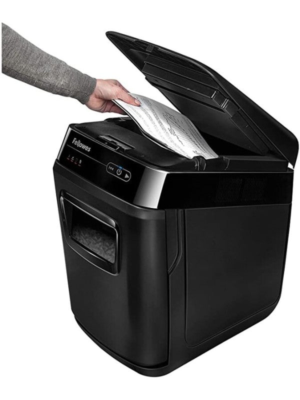 Fellowes AutoMax 150C Cross-Cut Shredder UAE | Auto Feed Paper Shredder with Warranty - Dubai, Abu Dhabi & All Emirates
