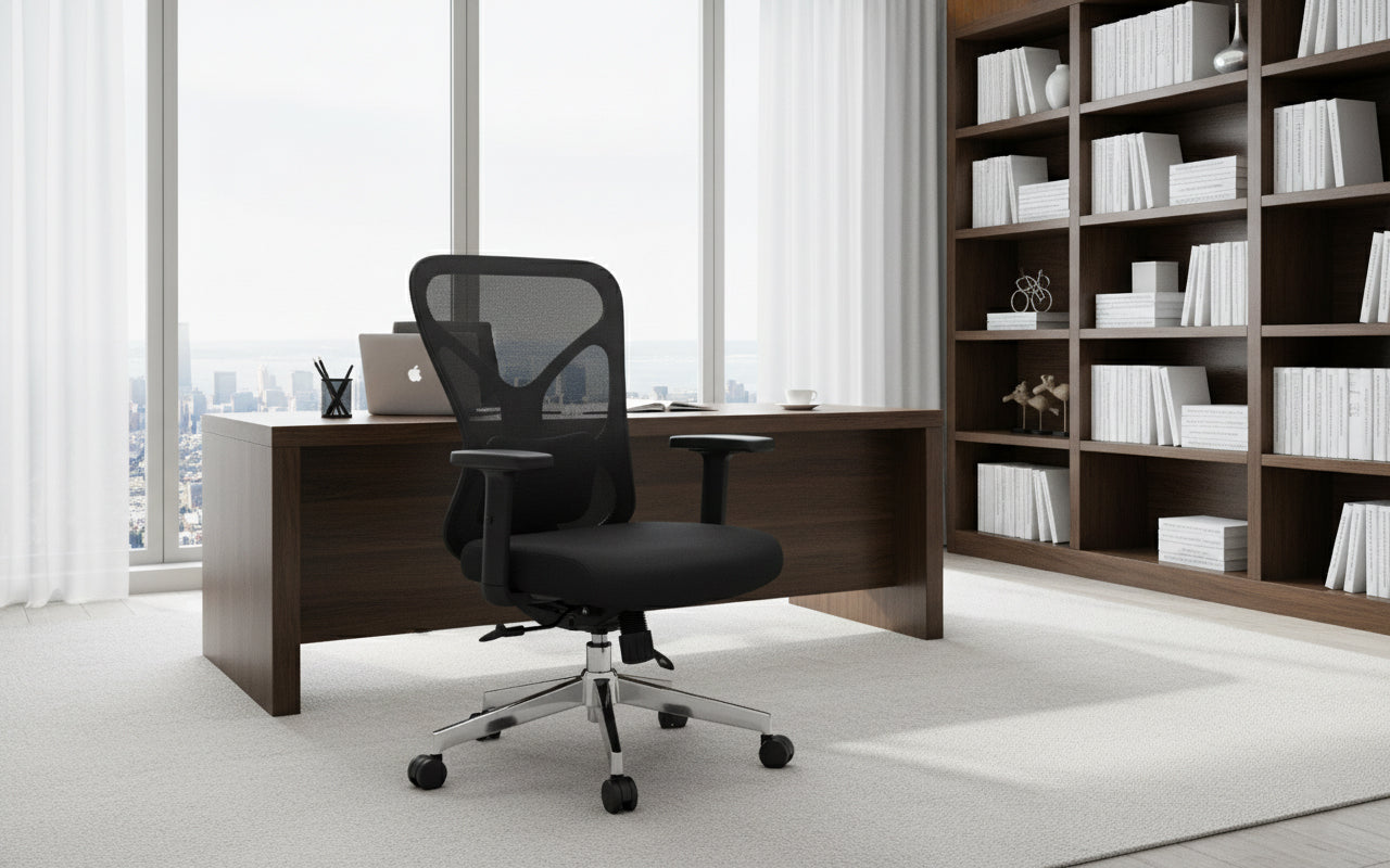 Ergonomic Office Chair with Lumbar Support - Premium Mesh Back Executive Chair Dubai UAE
