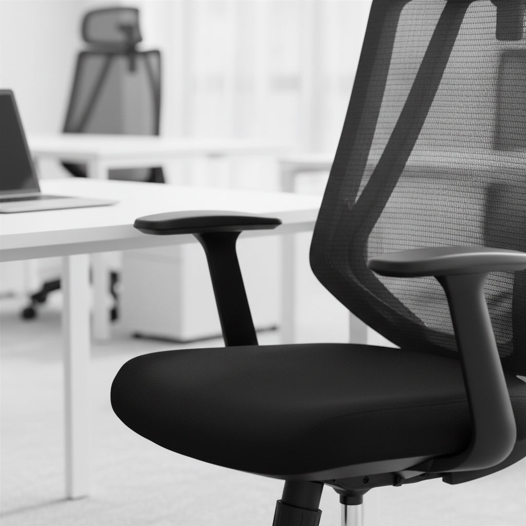 Premium High Mesh Back Office Chair with Headrest & Lumbar Support UAE | FLOWER Series Dubai Abu Dhabi