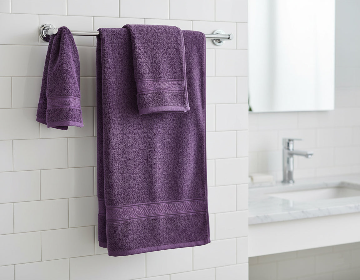 Premium Cotton Face Towel UAE Dubai Abu Dhabi - 500 GSM Hotel Quality Single Piece