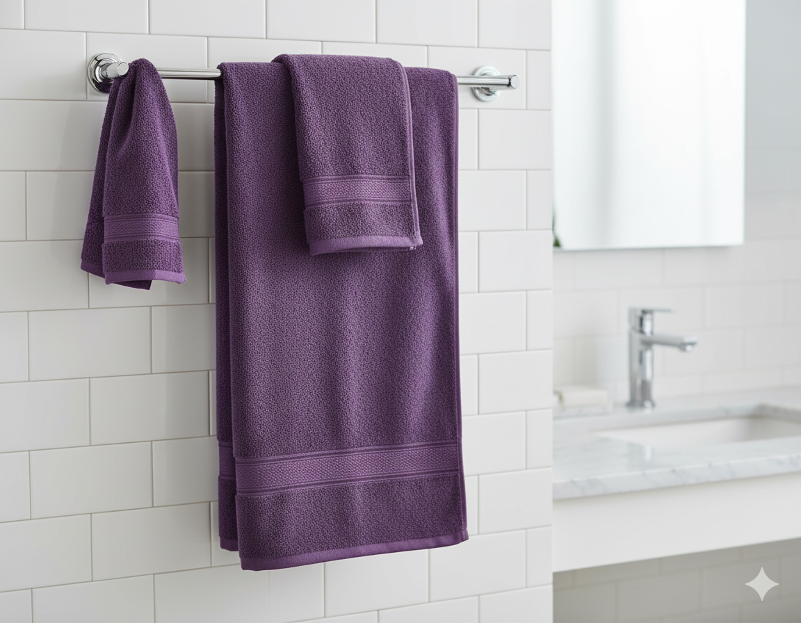 منشفة قطن مصري فاخرة بيضاء ناعمة 500 جرام الإمارات | Premium Egyptian Cotton White Soft Face Towel 500 GSM UAE