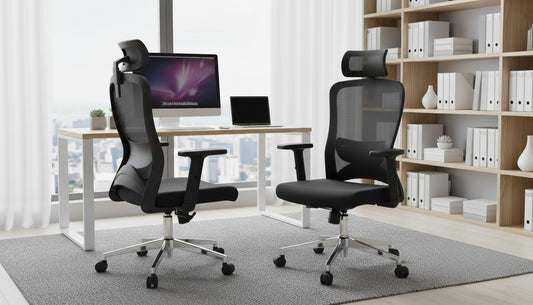 High Back Mesh Office Chair with Lumbar Support - Ergonomic Chair Dubai UAE | INFINI HOMES