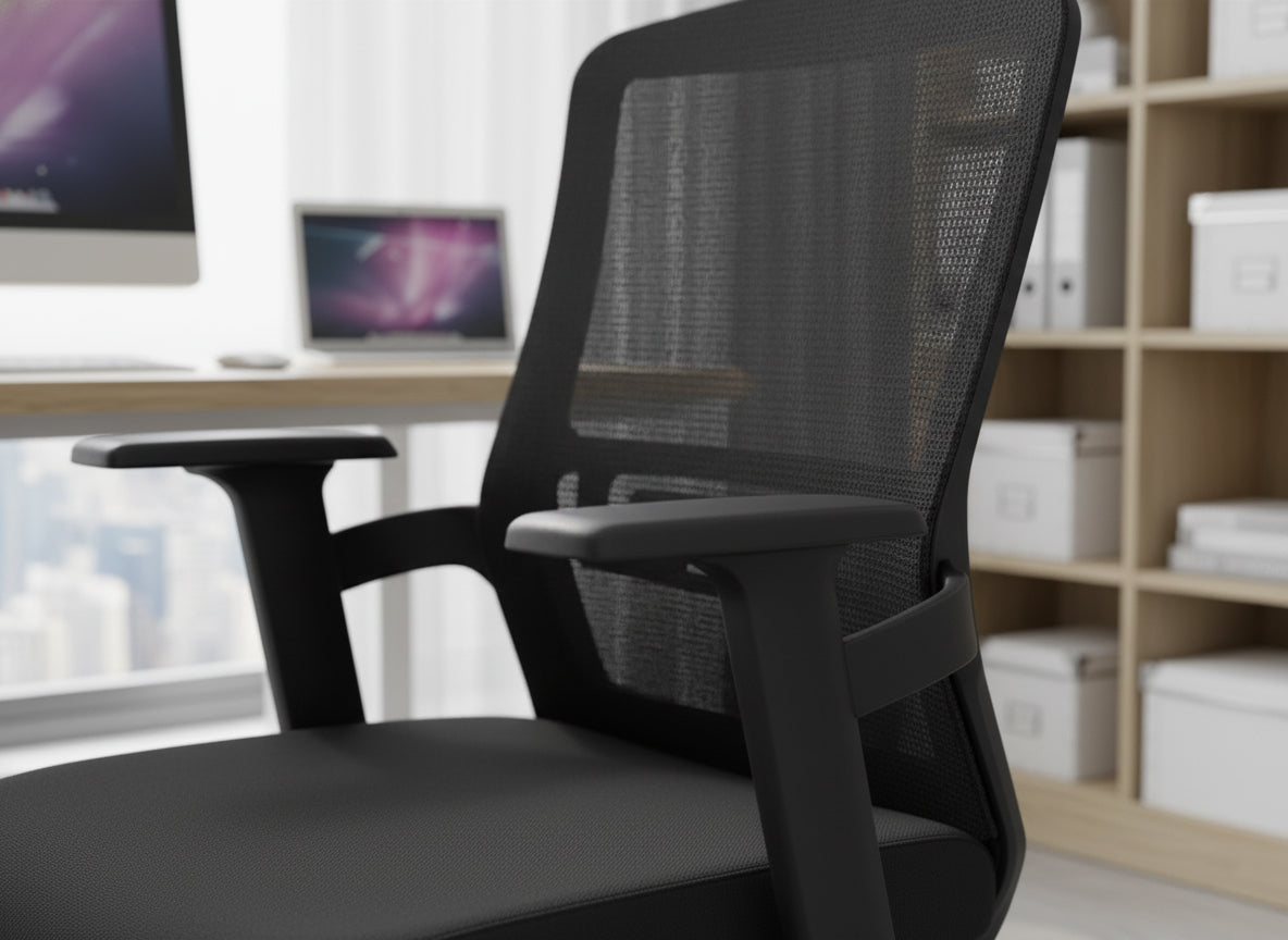 INFINI HOMES Ergo VC Visitor Chair UAE - Model Ergo VC Black Bow Frame Dubai Abu Dhabi Sharjah