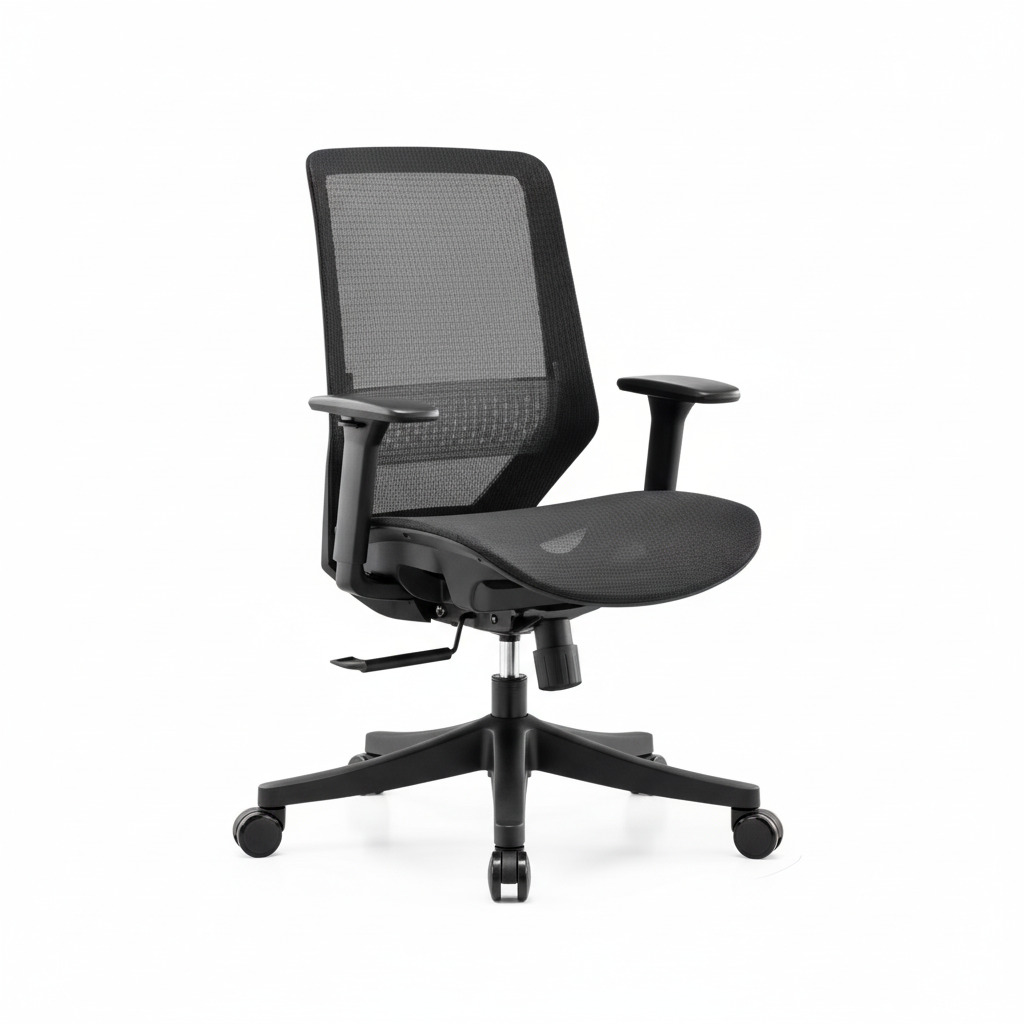Premium Office Chair Dubai - Ergonomic Mesh Back Chair with Lumbar Support UAE
