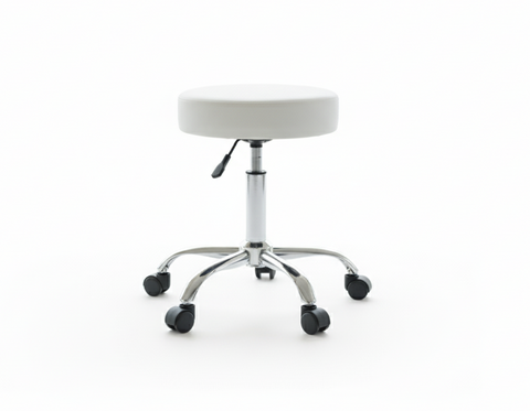 INFINI HOMES Heavy Duty Stool UAE - Model ZF-113 White 35cm Dia Dubai Abu Dhabi Sharjah