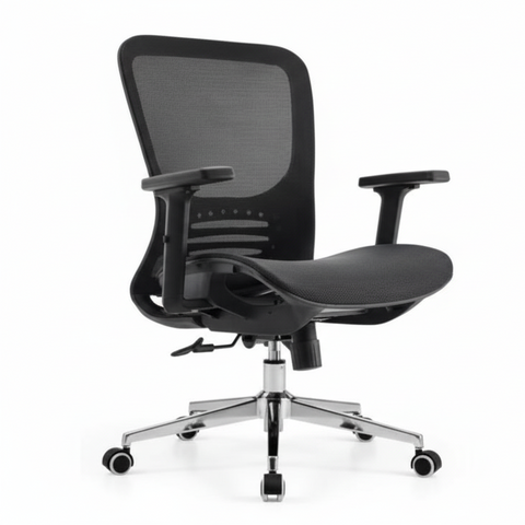 Ergonomic Office Chair UAE - Medium Back Mesh Chair with Lumbar Support Dubai