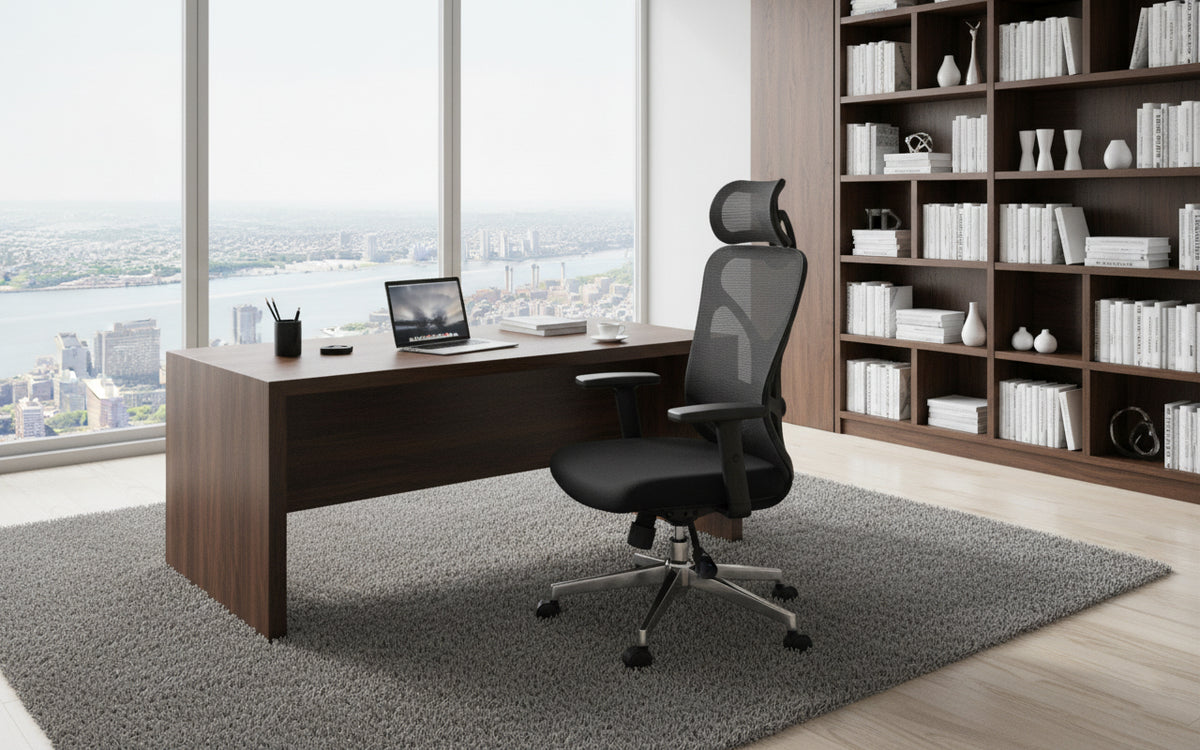 INFINI HOMES Adjustable Lumbar Super Support Chair UAE - Model Jude HB Multi Lock Dubai Abu Dhabi Sharjah