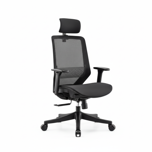 Premium High Back Office Chair Dubai UAE - Headrest & Lumbar Support | DIAMOND Series
