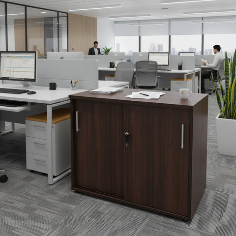 Premium Sliding Door Cupboard WENGE - Dubai Abu Dhabi Sharjah UAE Furniture