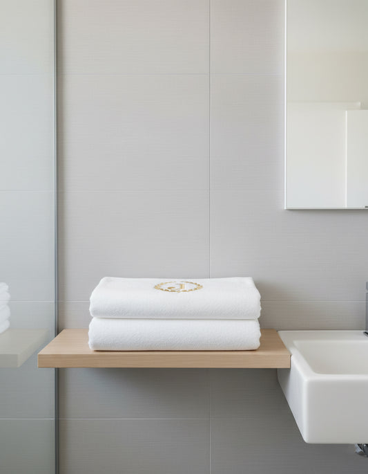Monogrammed Bath Towel UAE - Personalized Cotton 70x140cm Dubai Abu Dhabi Custom