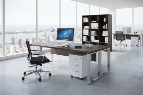 INFINI HOMES Pedestal Drawer UAE - Model AF601+PD-WT White 40x40x62cm Dubai Abu Dhabi Sharjah