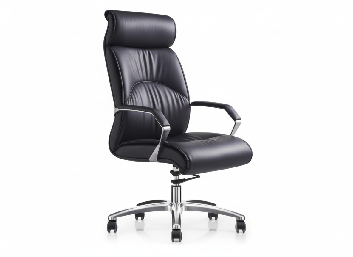 INFINI HOMES Office Chair UAE - High Back Leather Executive