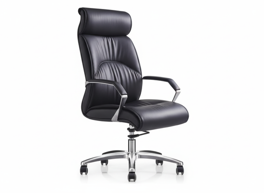 INFINI HOMES Office Chair UAE - High Back Leather Executive