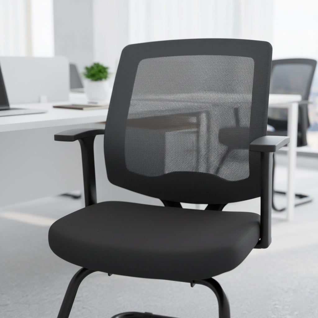 Premium Mesh Back Visitor Chair UAE | Office Furniture Dubai Abu Dhabi