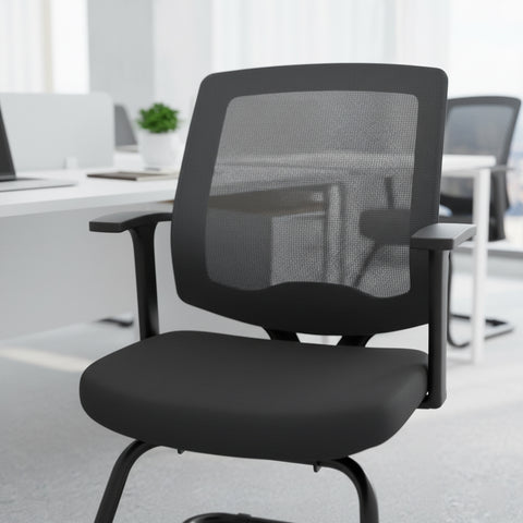 Premium Mesh Back Visitor Chair UAE | Office Furniture Dubai Abu Dhabi