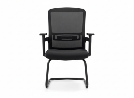 INFINI HOMES Ergo VC Visitor Chair UAE - Model Ergo VC Black Bow Frame Dubai Abu Dhabi Sharjah