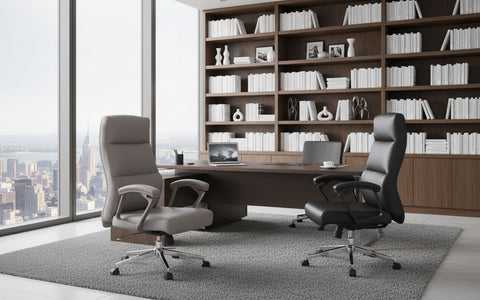 INFINI HOMES Executive Chair UAE - High Back PU Office Chair Dubai Abu Dhabi Sharjah