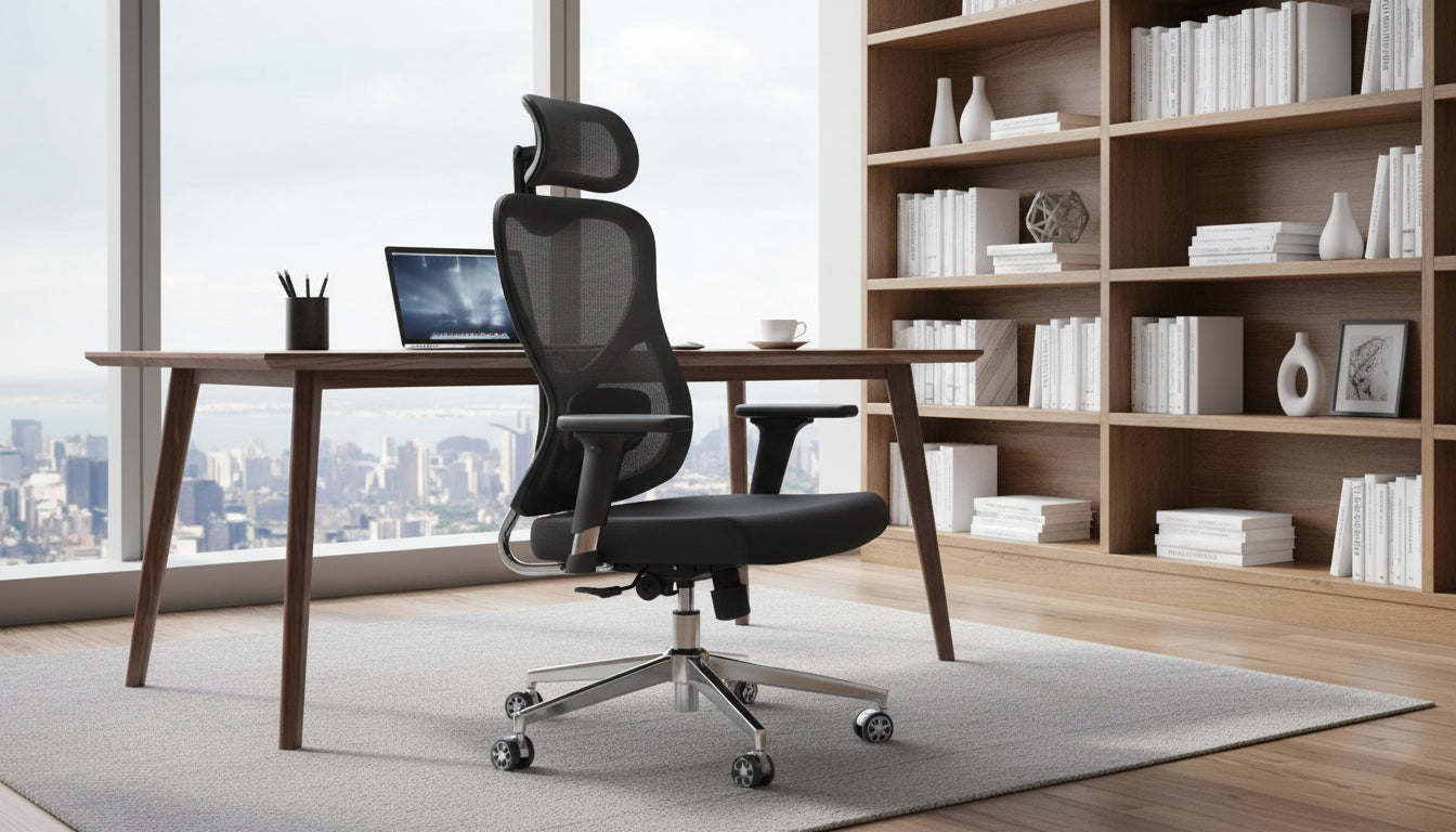 INFINI HOMES High Back Chair UAE - Model James 2D Headrest Dubai Abu Dhabi Sharjah