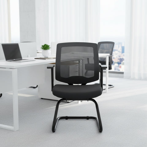 Premium Mesh Back Visitor Chair UAE | Office Furniture Dubai Abu Dhabi