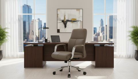 INFINI HOMES Medium Back Executive Chair UAE - Model Bryan MB Dubai Abu Dhabi Sharjah