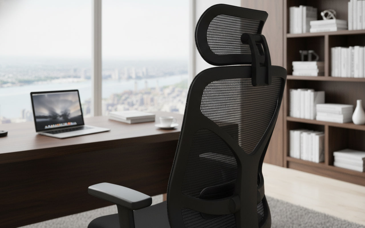 INFINI HOMES Adjustable Lumbar Super Support Chair UAE - Model Jude HB Multi Lock Dubai Abu Dhabi Sharjah