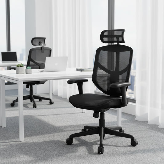 Premium High Back Office Chair UAE | Ergonomic Mesh Chair Dubai Abu Dhabi