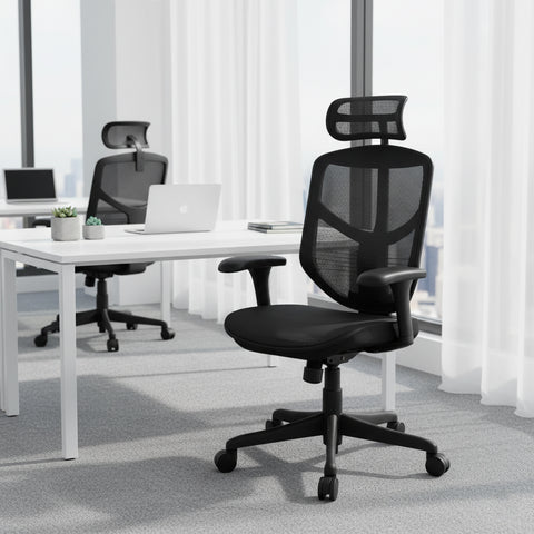 Premium High Back Office Chair UAE | Ergonomic Mesh Chair Dubai Abu Dhabi