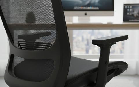 High Back Mesh Office Chair UAE | Ergonomic Chair Dubai | INFINI HOMES Styro HB-BLK