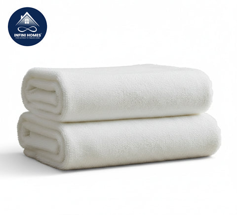 Premium Iris White Bath Sheet Set UAE 600 GSM Cotton 90x180cm Dubai Abu Dhabi | مجموعة ملاءات حمام إيريس الأبيض الفاخرة الإمارات قطن 600 جرام 90×180سم دبي أبوظبي