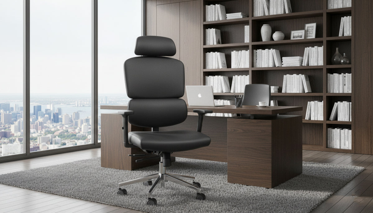 INFINI HOMES Ergonomic Chair UAE - Model Robbin HB 2D Headrest Dubai Abu Dhabi Sharjah