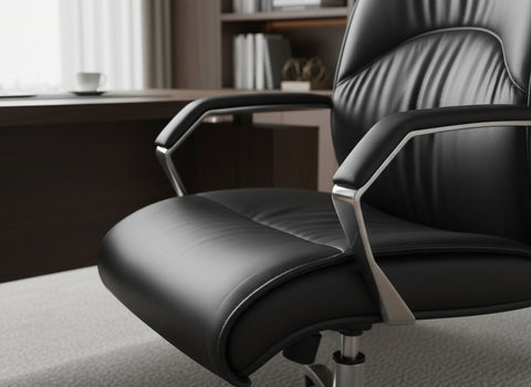 INFINI HOMES Office Chair UAE - High Back Leather Executive