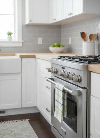 Green Kitchen Towels UAE Set of 6 | Multi Checks Tea Towels 50x70cm Dubai Abu Dhabi | INFINI HOMES