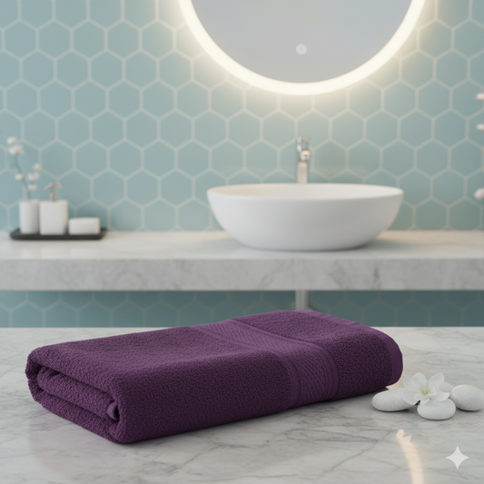 منشفة وجه قطن فاخرة 500 جرام جودة فندقية الإمارات دبي أبوظبي | Premium Cotton Face Towel 500 GSM Hotel Quality UAE Dubai Abu Dhabi