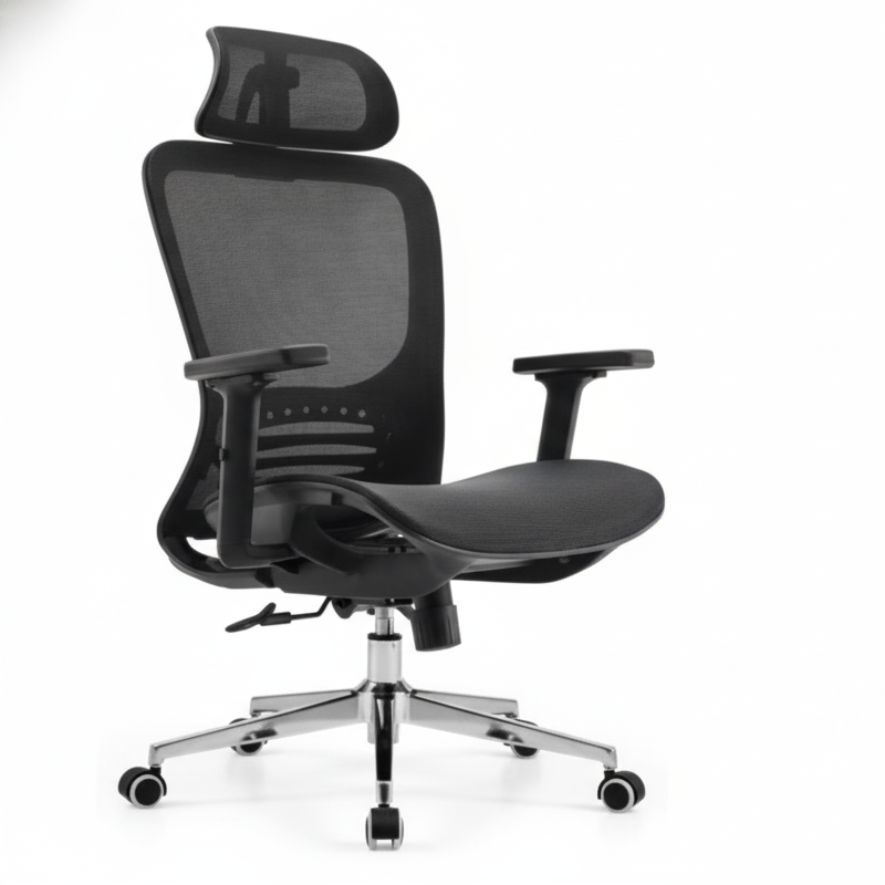 High Back Mesh Office Chair UAE | Ergonomic Chair Dubai | INFINI HOMES Styro HB-BLK