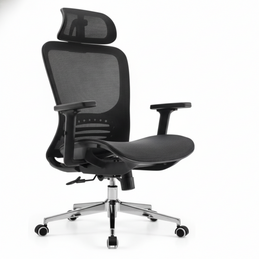 High Back Mesh Office Chair UAE | Ergonomic Chair Dubai | INFINI HOMES Styro HB-BLK