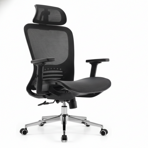 High Back Mesh Office Chair UAE | Ergonomic Chair Dubai | INFINI HOMES Styro HB-BLK