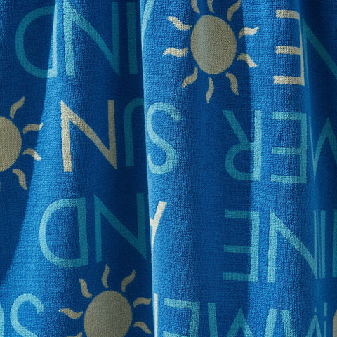 Express Delivery Beach Towel UAE Dubai | Fast Shipping Petunia Jacquard 86x162cm 390GSM