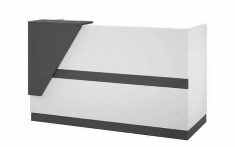 INFINI HOMES Reception Table UAE - Model RCP-140-WT 140x60x105cm Dubai Abu Dhabi Sharjah