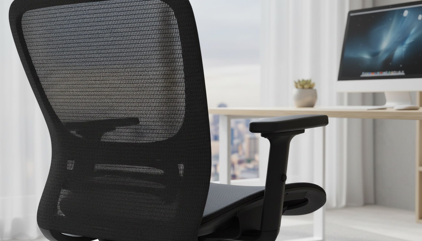 Ergonomic Office Chair UAE - Medium Back Mesh Chair with Lumbar Support Dubai