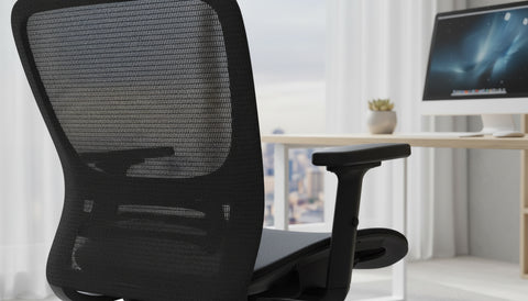 Ergonomic Office Chair UAE - Medium Back Mesh Chair with Lumbar Support Dubai