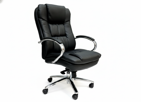 INFINI HOMES Heavy Duty Chair UAE - Model Spanio Height Adjustable Chrome Foot Dubai Abu Dhabi Sharjah