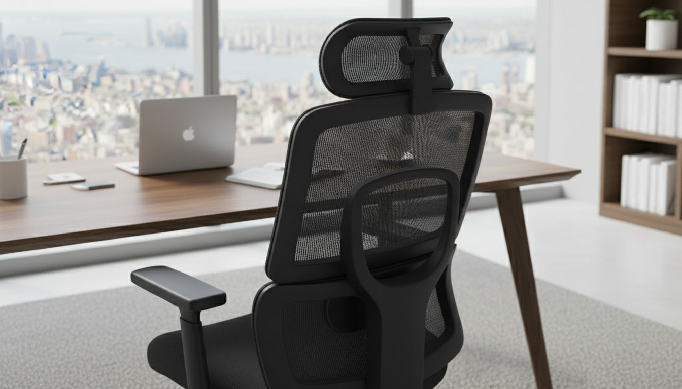 INFINI HOMES Ergonomic Mesh Chair UAE - Model Garry H 3D Headrest Dubai Abu Dhabi Sharjah