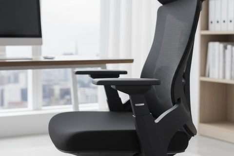 Executive Office Chair Dubai | Rocky HB High Back Chair with Chrome Base | BIFMA Certified | UAE