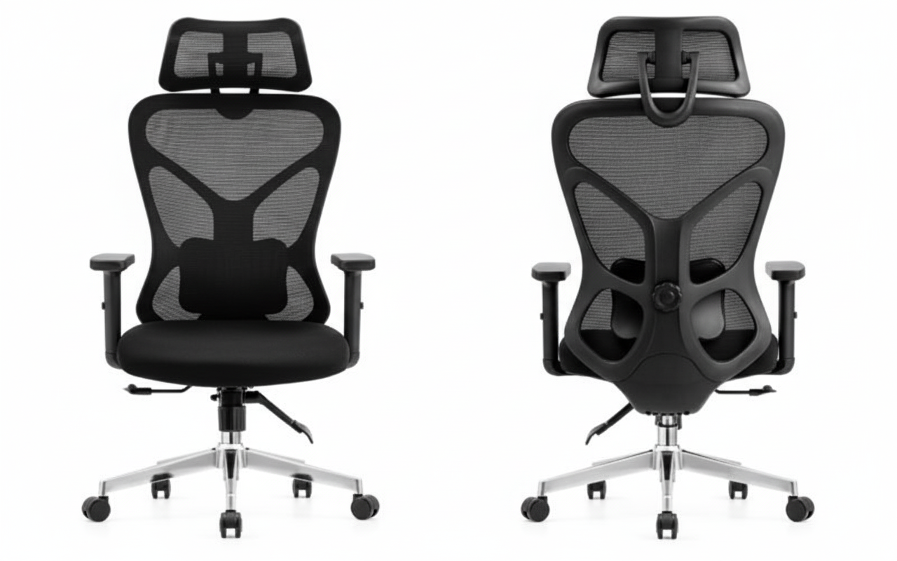 INFINI HOMES Adjustable Lumbar Super Support Chair UAE - Model Jude HB Multi Lock Dubai Abu Dhabi Sharjah