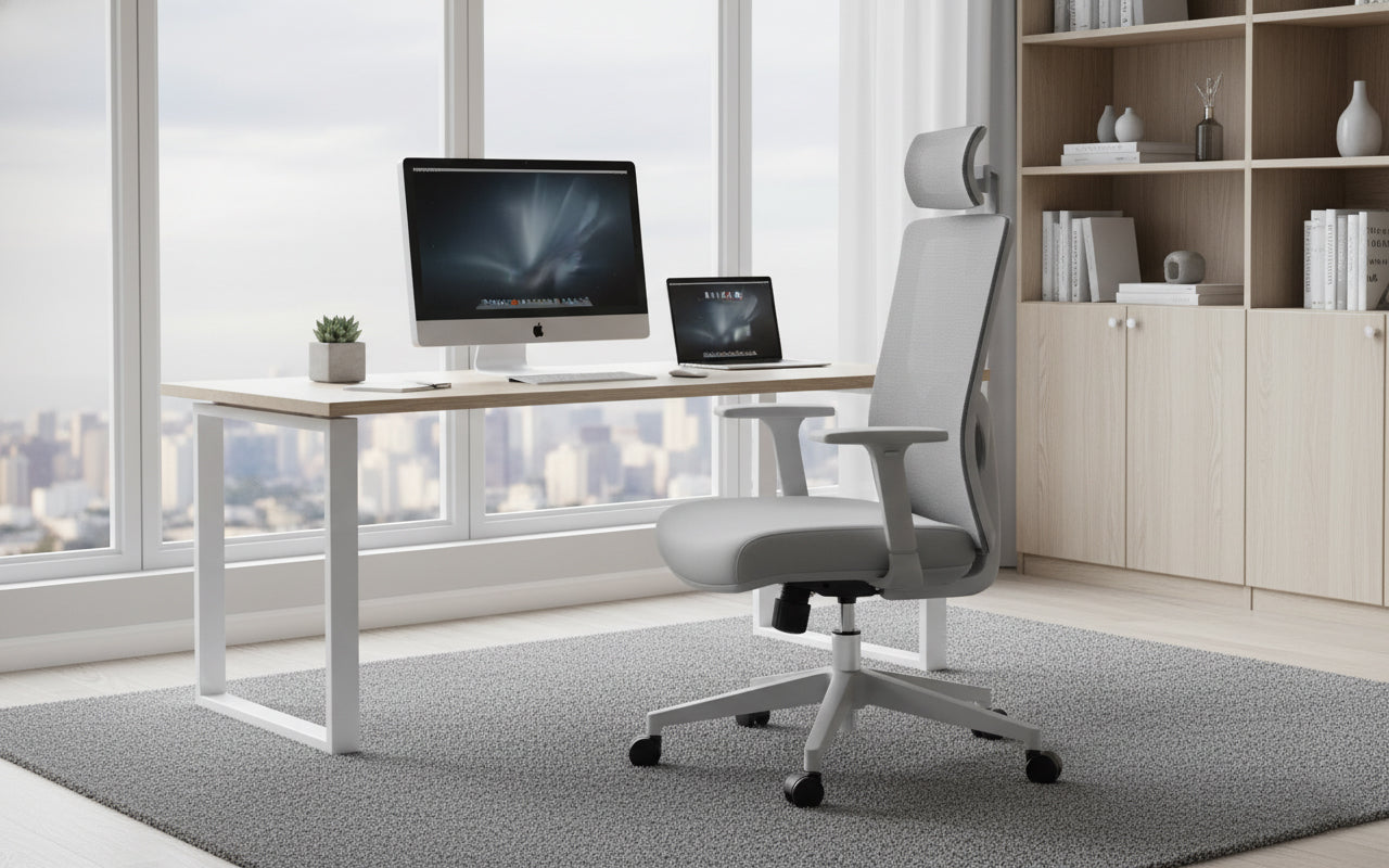 INFINI HOMES 2D Armrest Nylon Base Chair UAE - Model Reo HB BIFMA Certified Dubai Abu Dhabi Sharjah